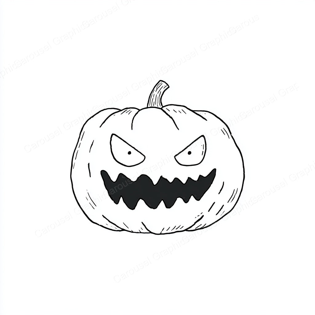 Jack-O-Lantern Vector Graphic preview