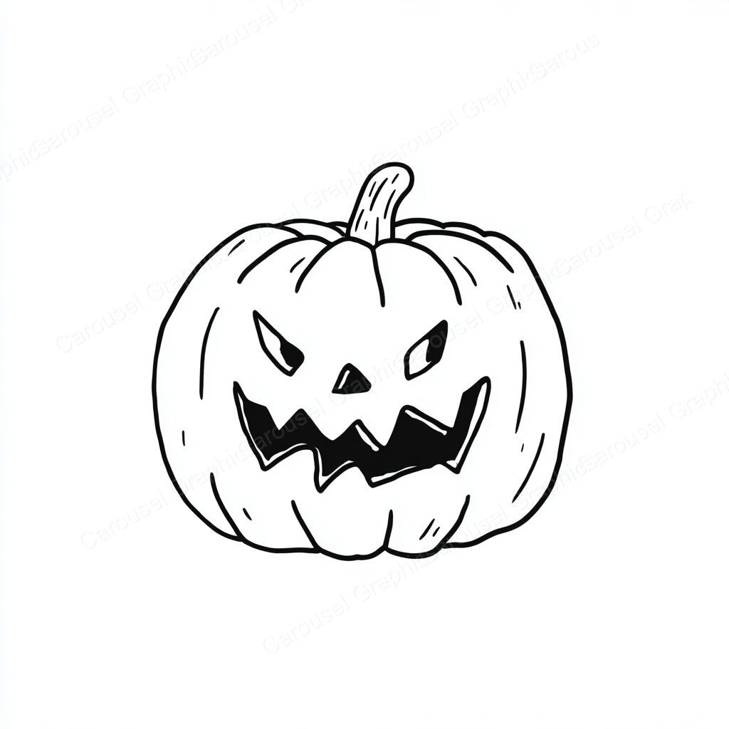 Jack-O-Lantern Vector Graphic preview