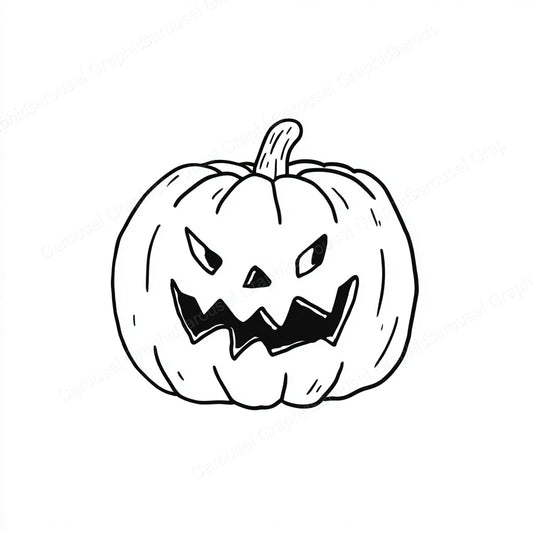 Jack-O-Lantern Vector Graphic preview