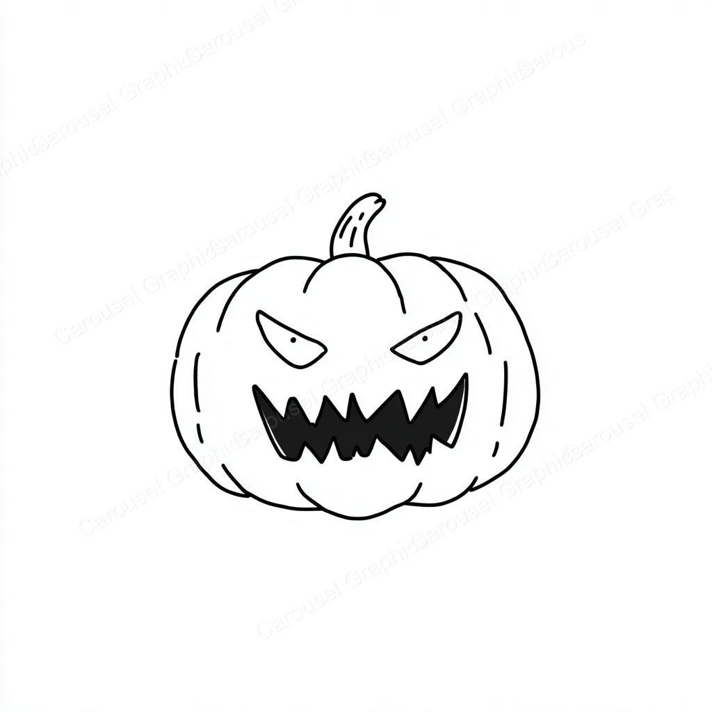 Jack-O-Lantern Vector Graphic preview