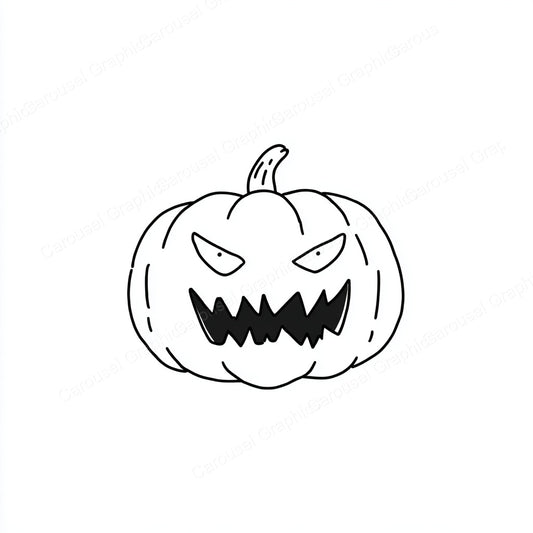 Jack-O-Lantern Vector Graphic preview