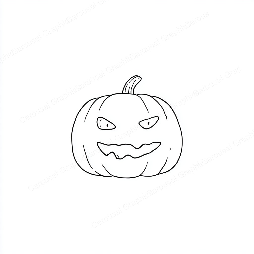 Jack-O-Lantern Vector Graphic preview