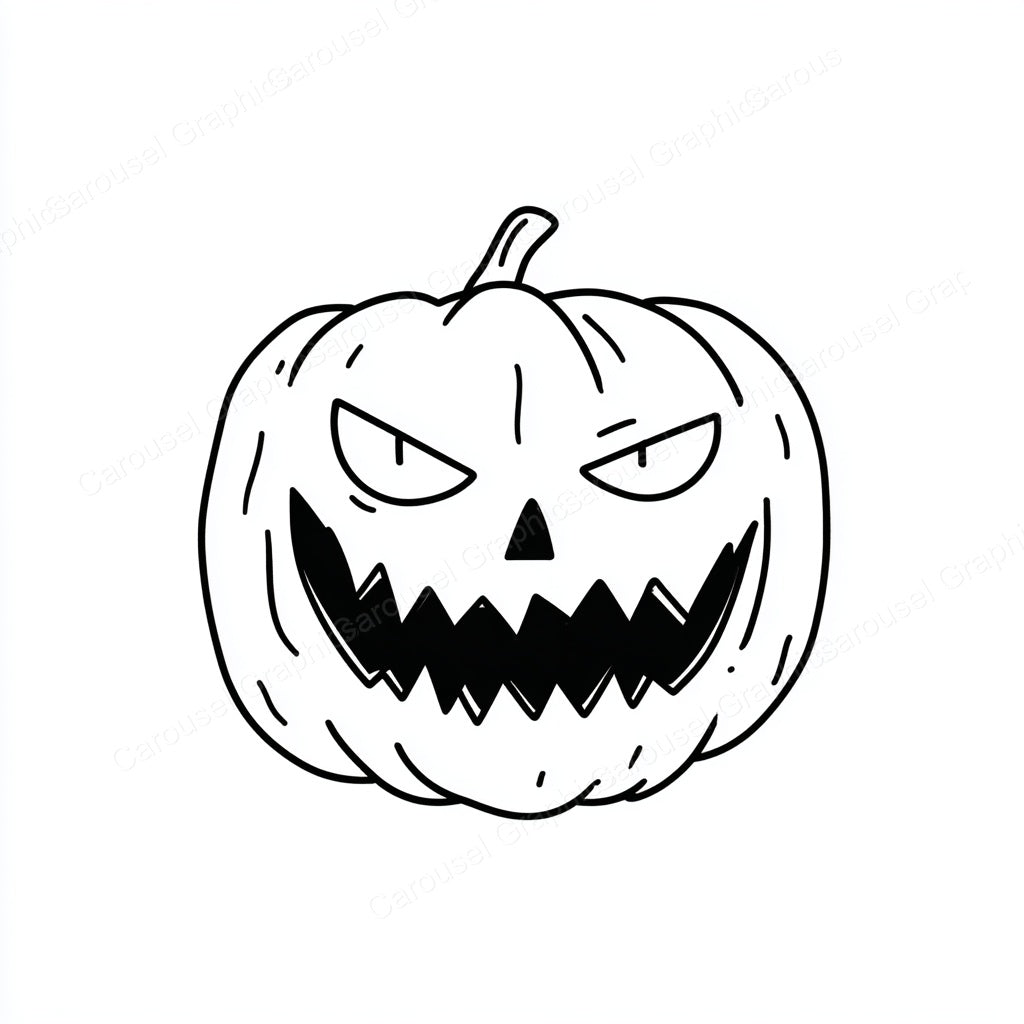 Jack-O-Lantern Vector Graphic preview