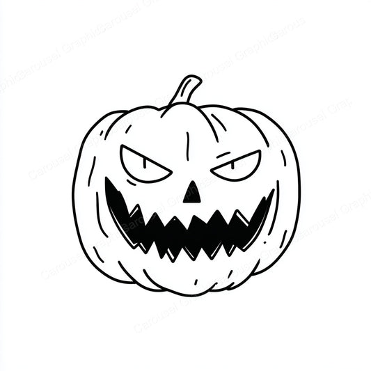 Jack-O-Lantern Vector Graphic preview