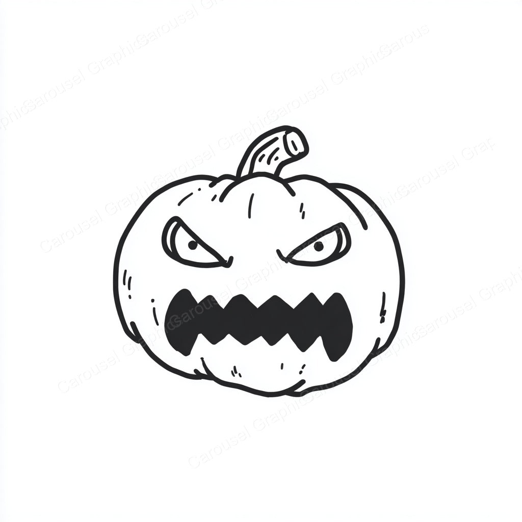 Jack-O-Lantern Vector Graphic preview