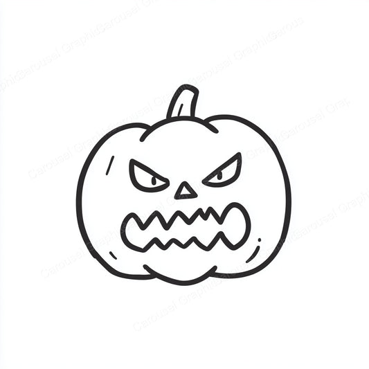 Jack-O-Lantern Vector Graphic preview