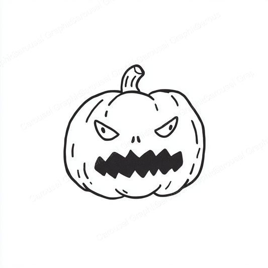 Jack-O-Lantern Vector Graphic preview