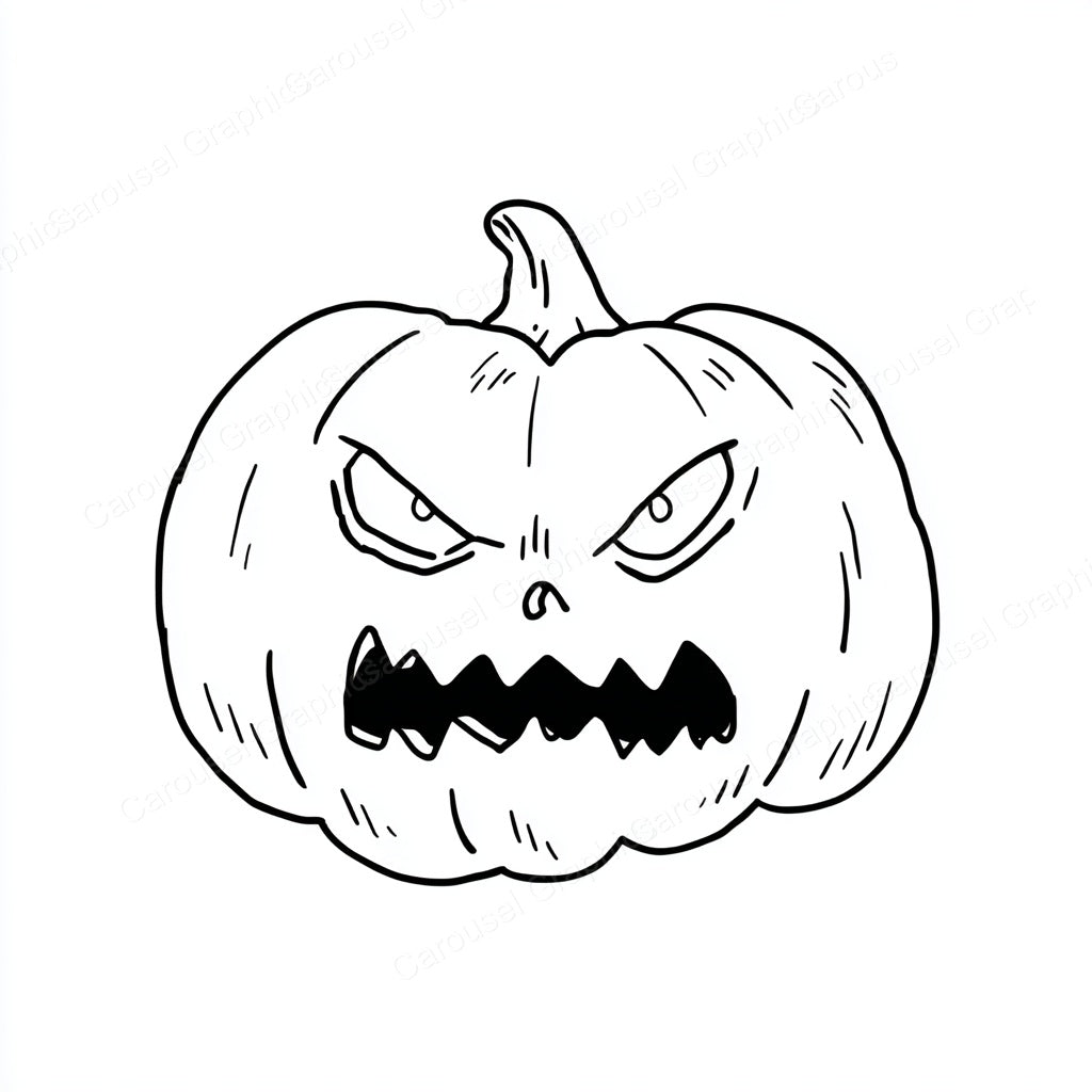 Jack-O-Lantern Vector Graphic preview