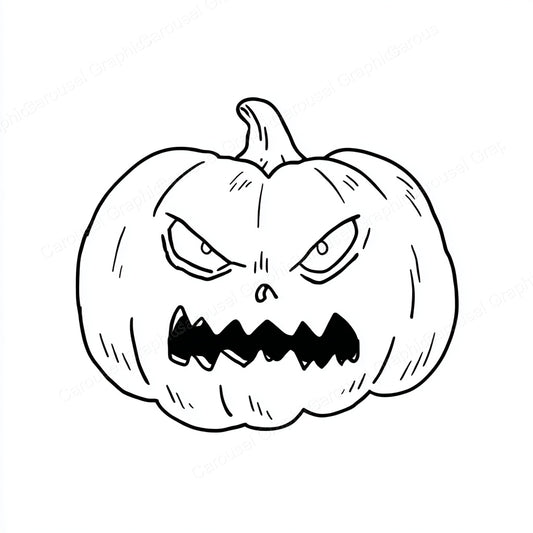 Jack-O-Lantern Vector Graphic preview