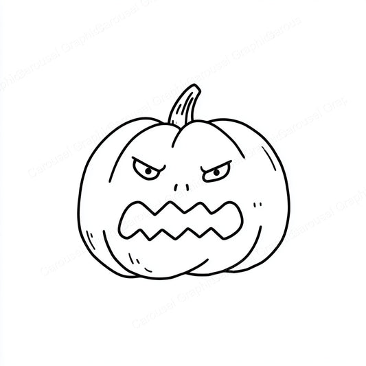 Jack-O-Lantern Vector Graphic preview