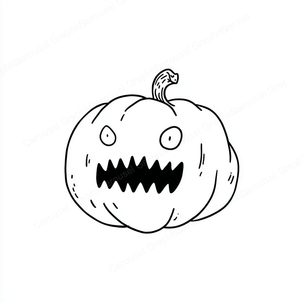 Jack-O-Lantern Vector Graphic preview