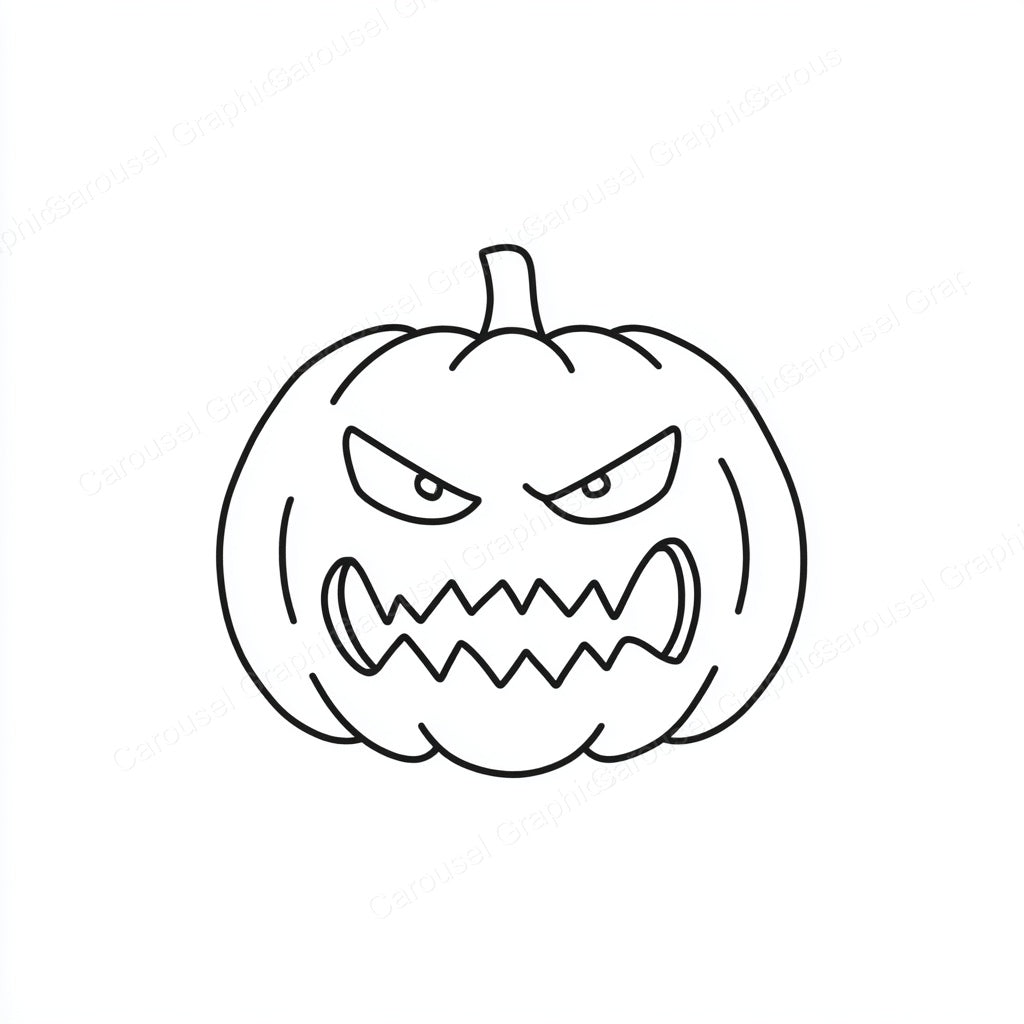 Jack-O-Lantern Vector Graphic preview