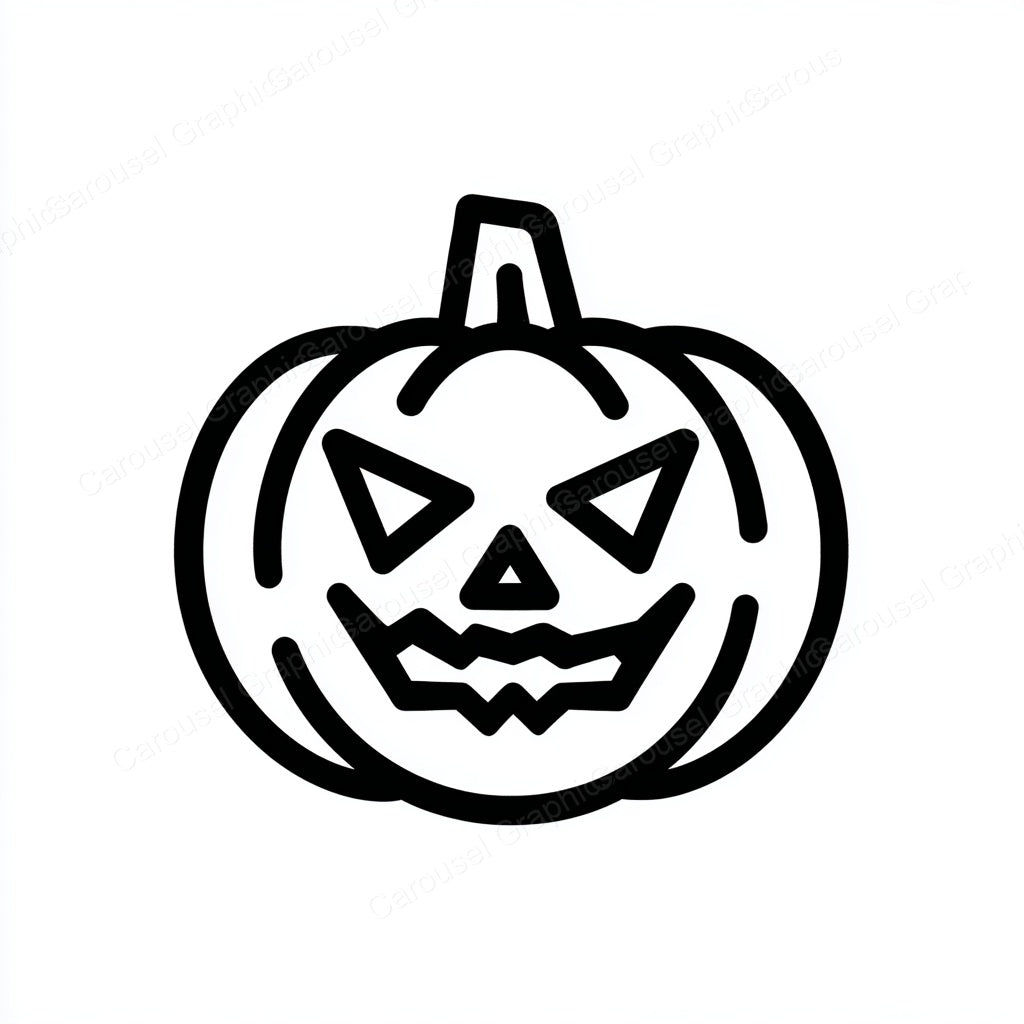 Jack-O-Lantern Vector Graphic preview
