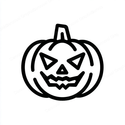 Jack-O-Lantern Vector Graphic preview