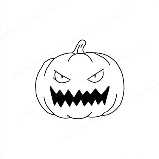 Jack-O-Lantern Vector Graphic preview
