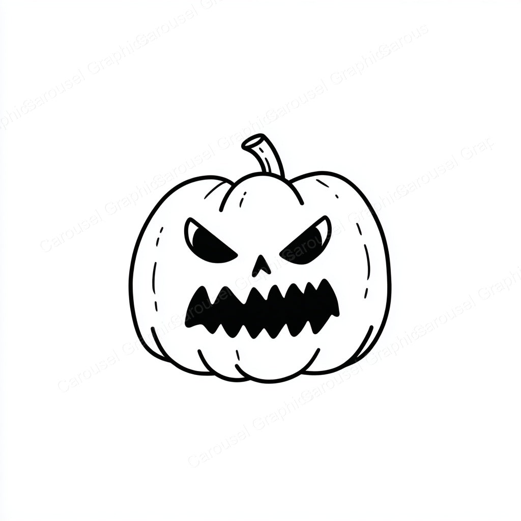 Jack-O-Lantern Vector Graphic preview