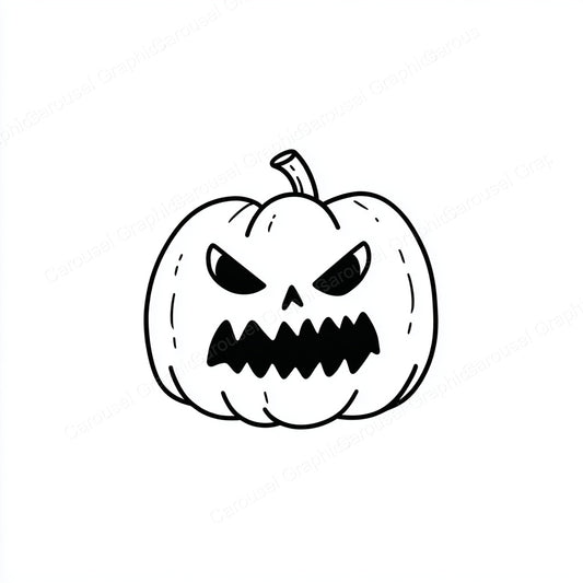 Jack-O-Lantern Vector Graphic preview