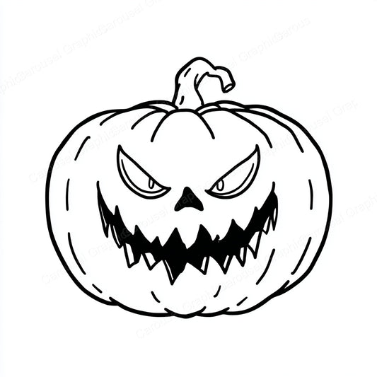 Jack-O-Lantern Vector Graphic preview