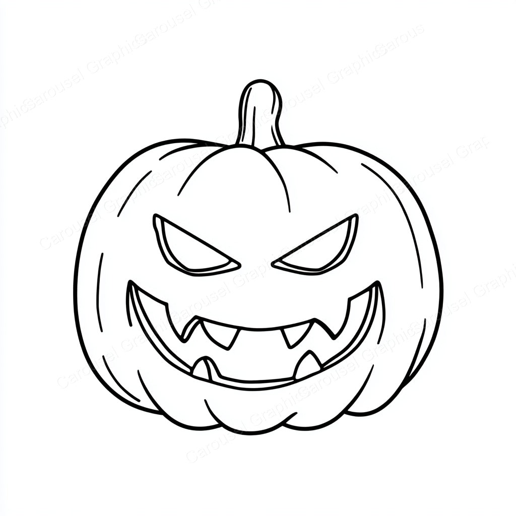 Jack-O-Lantern Vector Graphic preview
