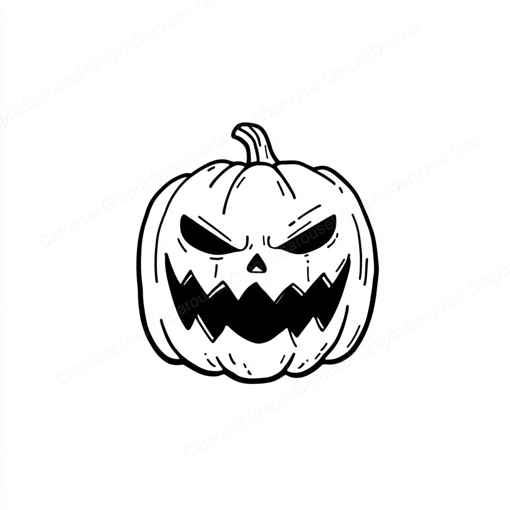 Jack-O-Lantern Vector Graphic preview