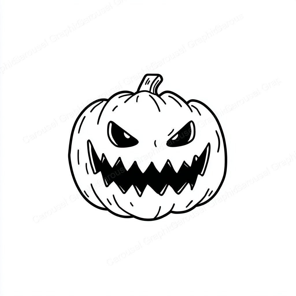 Jack-O-Lantern Vector Graphic preview