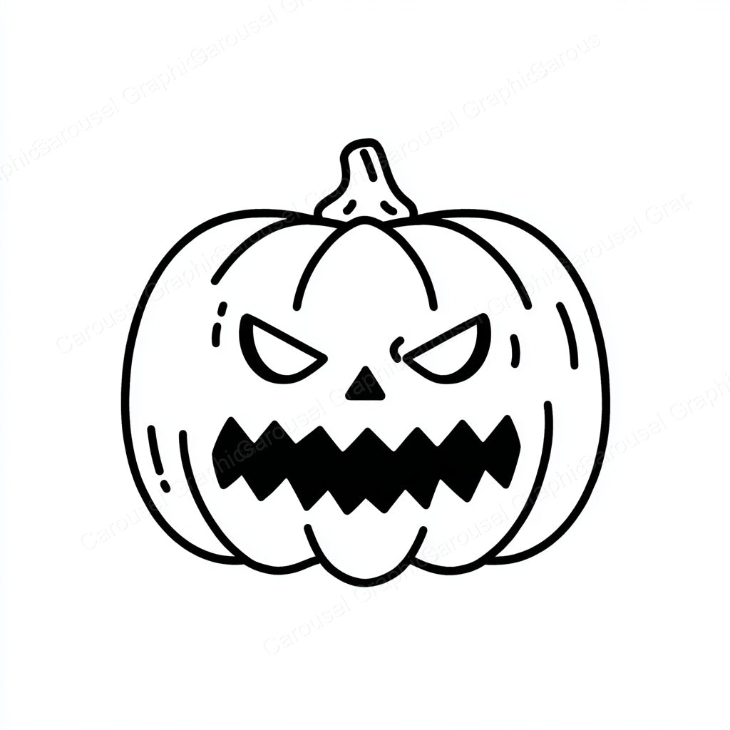 Jack-O-Lantern Vector Graphic preview
