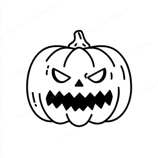 Jack-O-Lantern Vector Graphic preview