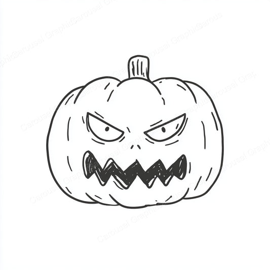 Jack-O-Lantern Vector Graphic preview