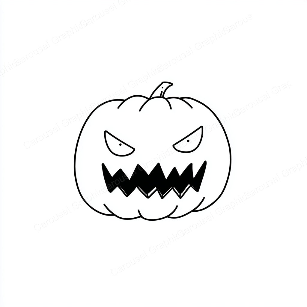 Jack-O-Lantern Vector Graphic preview