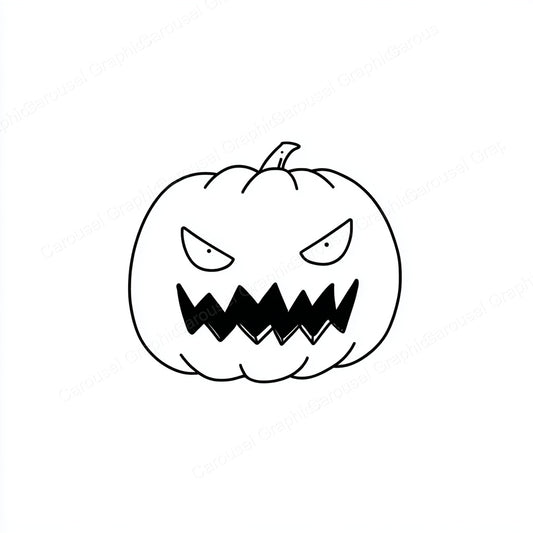 Jack-O-Lantern Vector Graphic preview