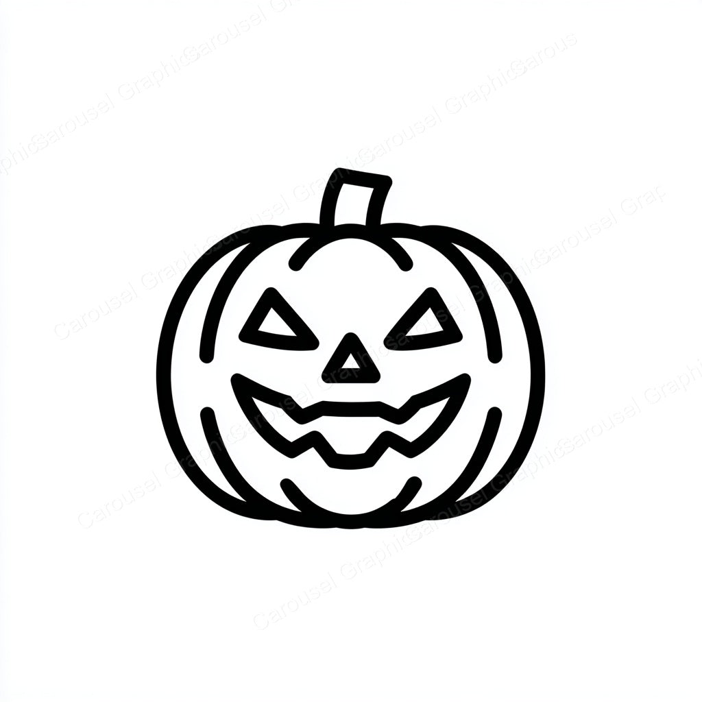 Jack-O-Lantern Vector Graphic preview