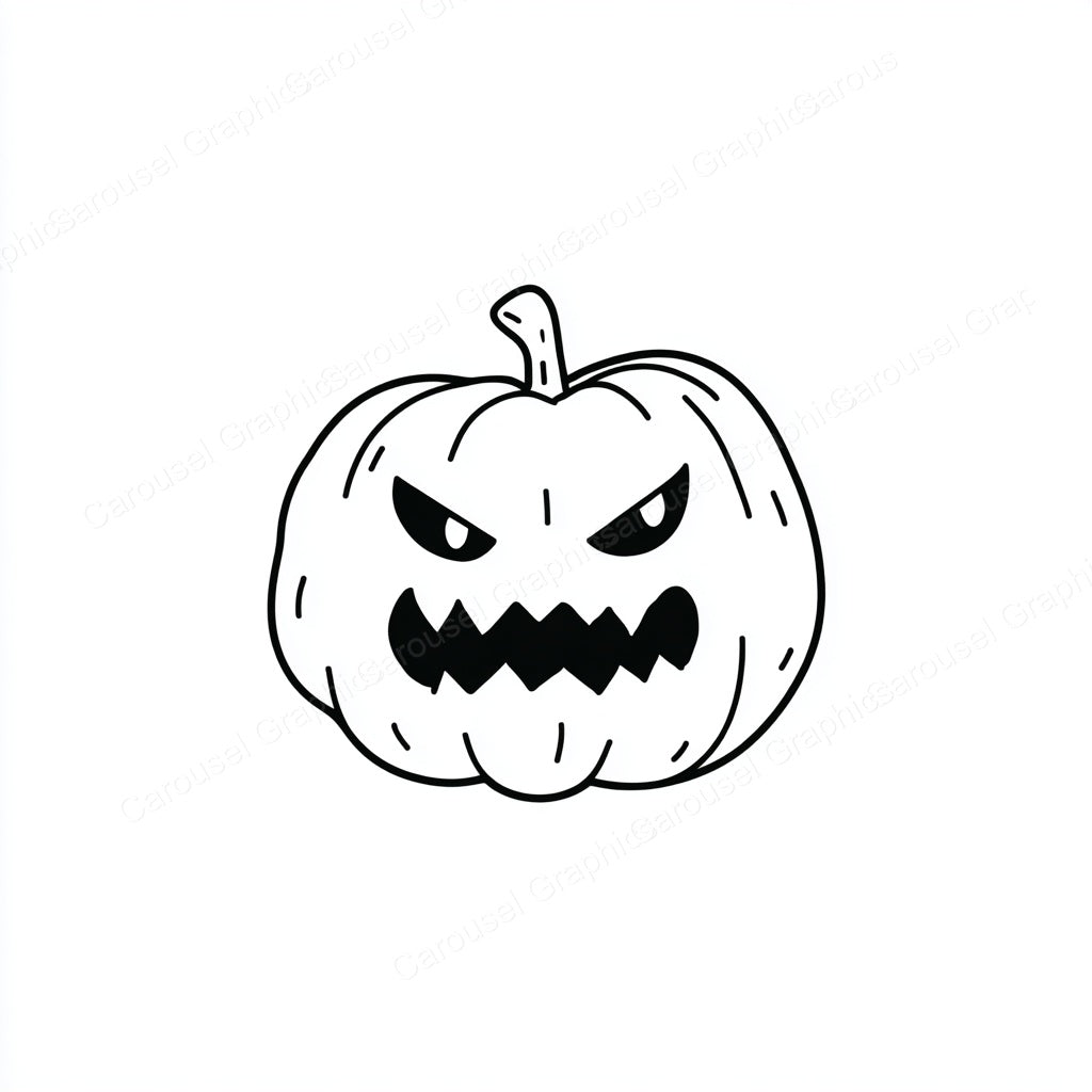 Jack-O-Lantern Vector Graphic preview