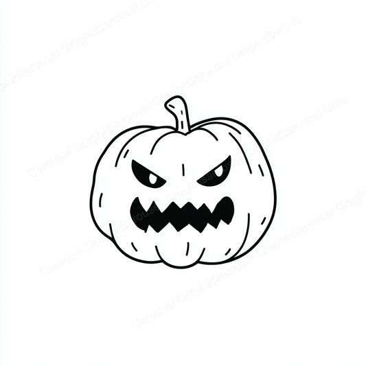Jack-O-Lantern Vector Graphic preview