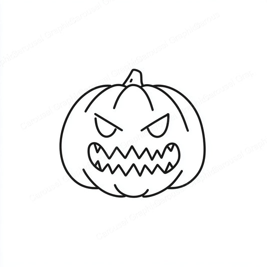 Jack-O-Lantern Vector Graphic preview