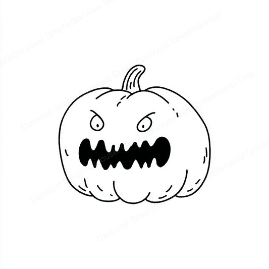 Jack-O-Lantern Vector Graphic preview