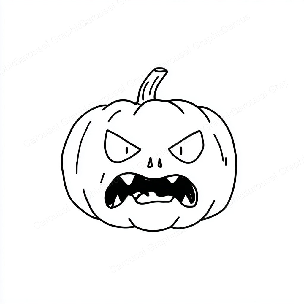 Jack-O-Lantern Vector Graphic preview