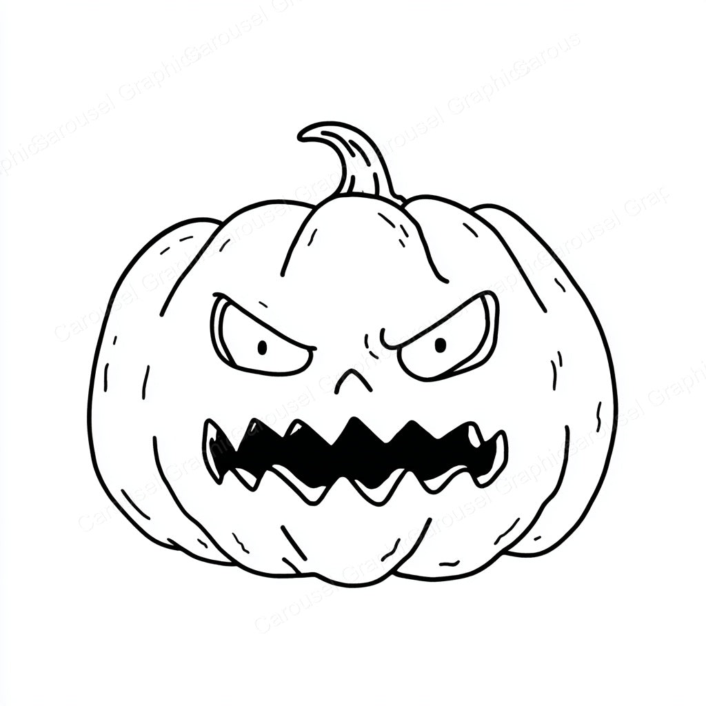 Jack-O-Lantern Vector Graphic preview