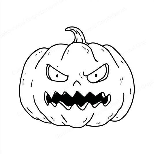 Jack-O-Lantern Vector Graphic preview