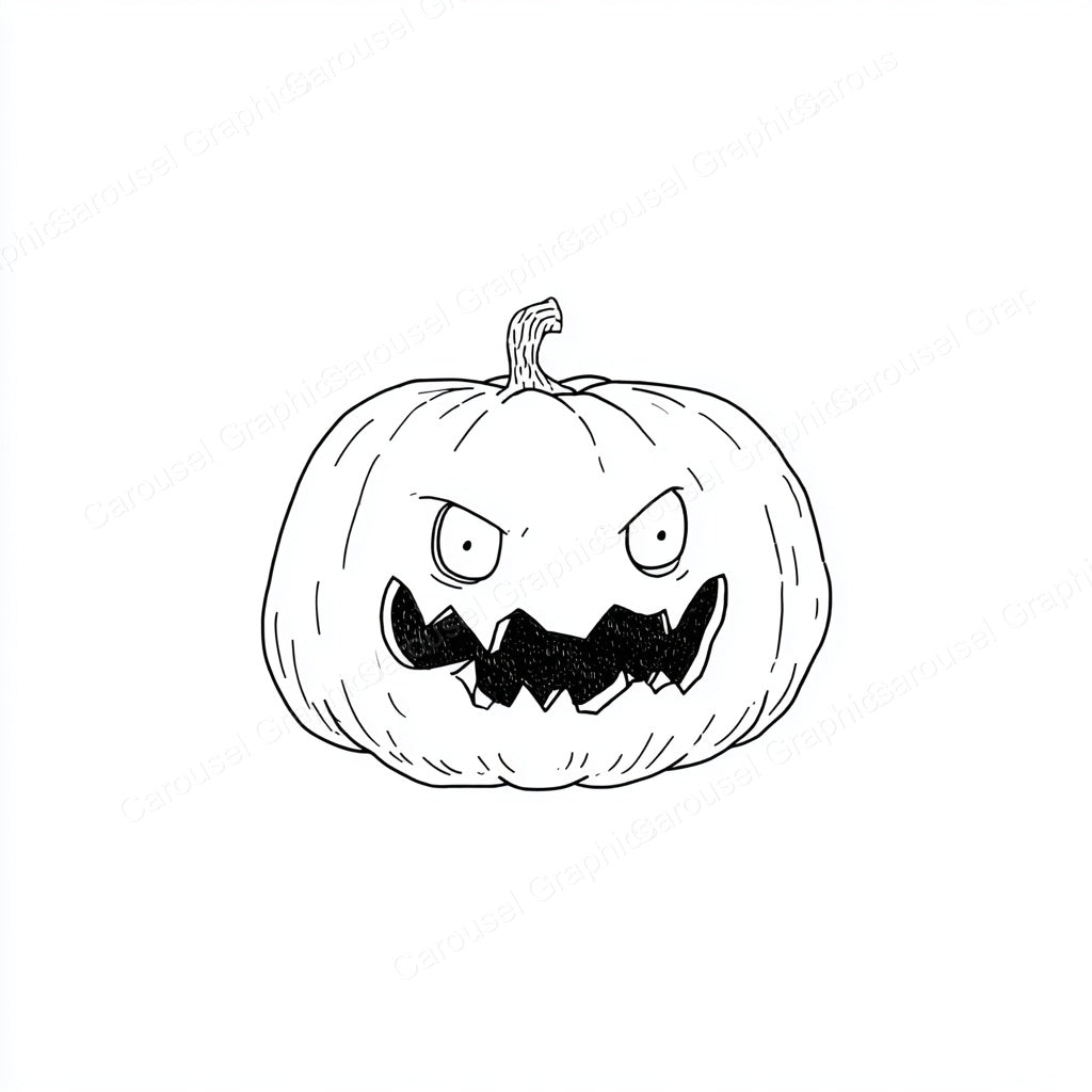 Jack-O-Lantern Vector Graphic preview
