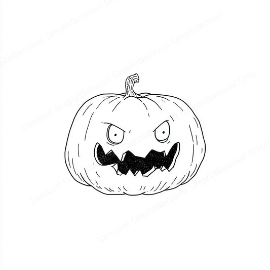 Jack-O-Lantern Vector Graphic preview