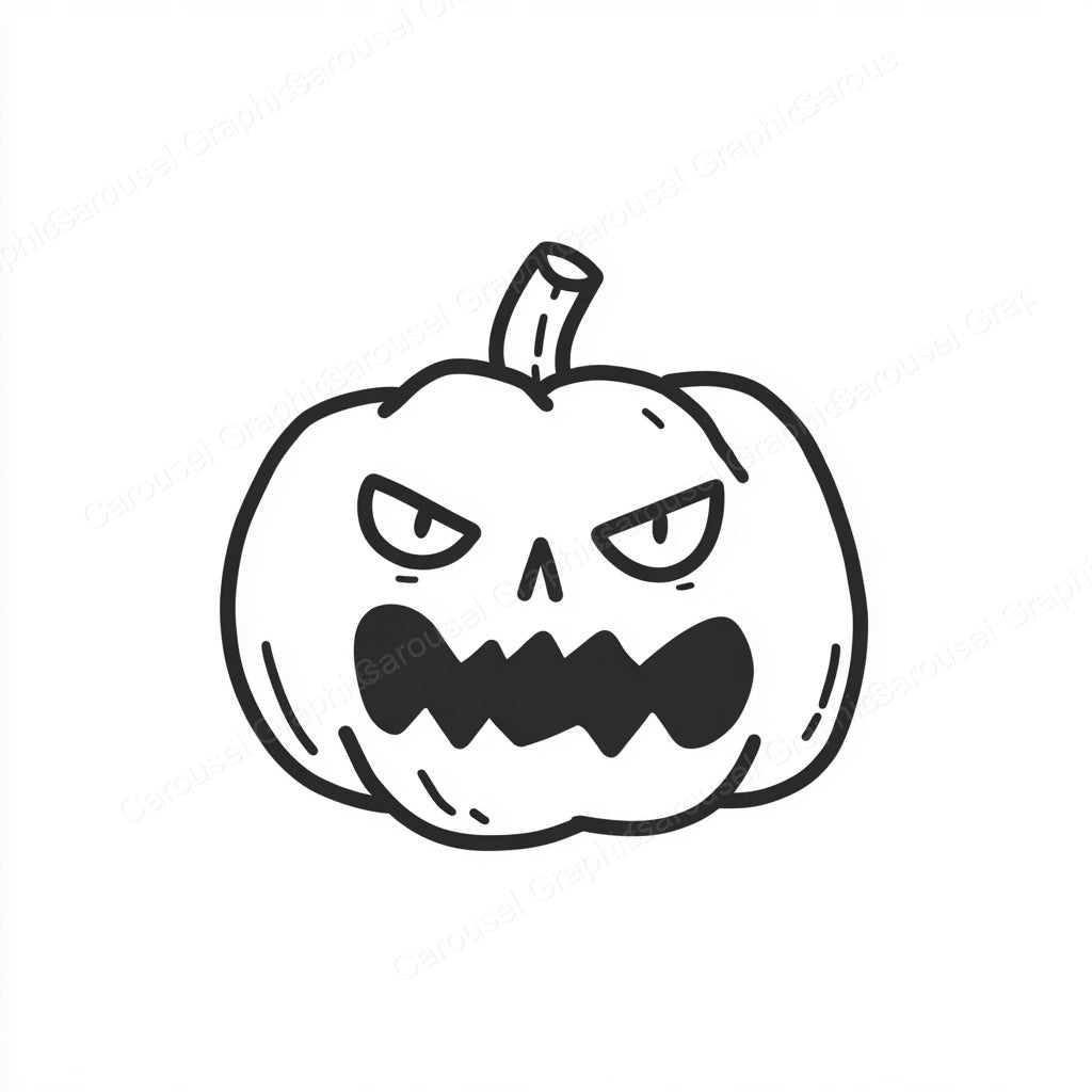 Jack-O-Lantern Vector Graphic preview