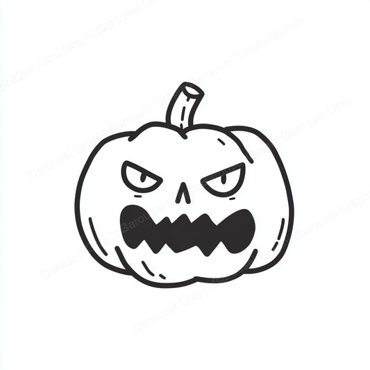 Jack-O-Lantern Vector Graphic preview