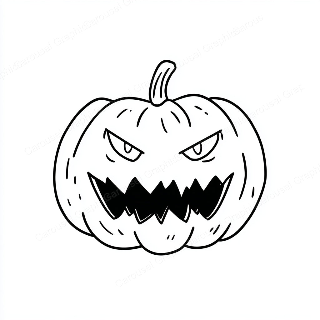Jack-O-Lantern Vector Graphic preview