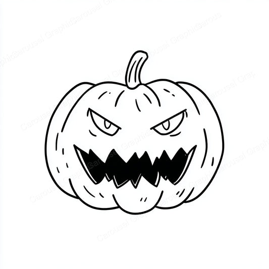 Jack-O-Lantern Vector Graphic preview