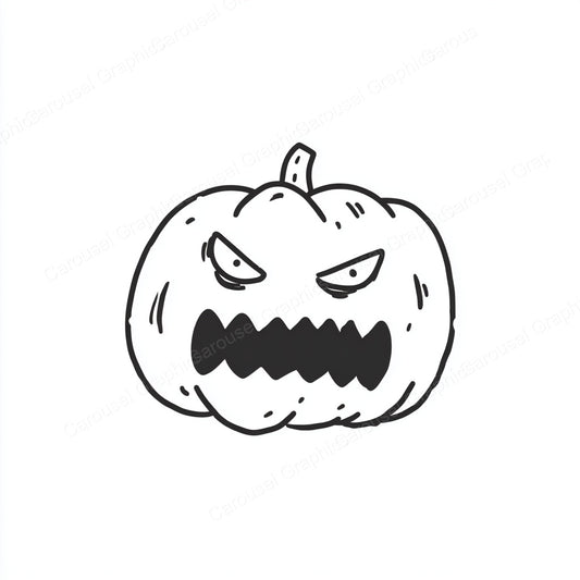 Jack-O-Lantern Vector Graphic preview