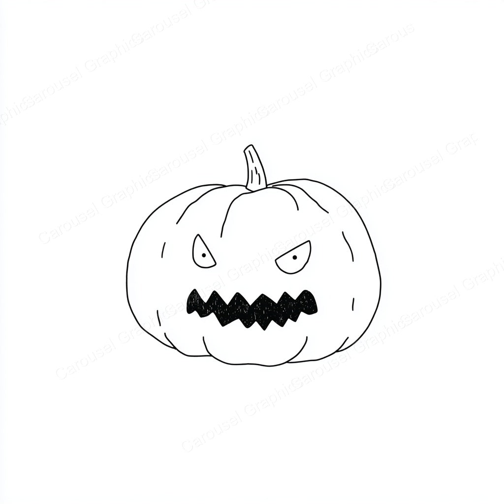 Jack-O-Lantern Vector Graphic preview