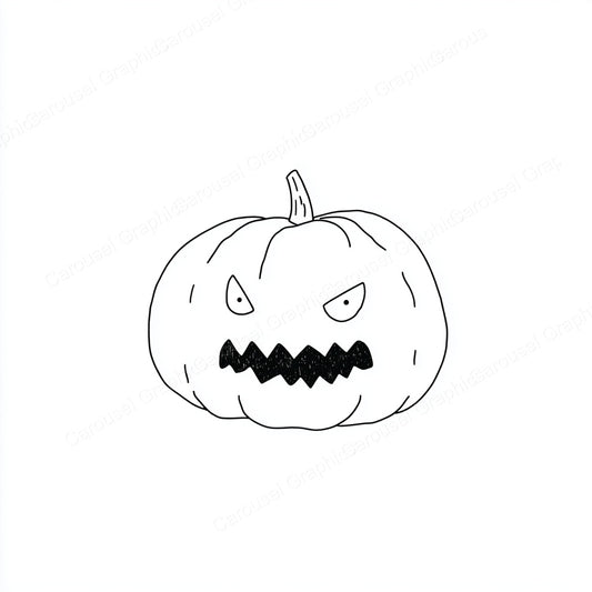 Jack-O-Lantern Vector Graphic preview