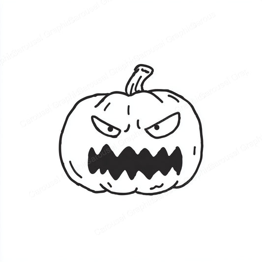 Jack-O-Lantern Vector Graphic preview