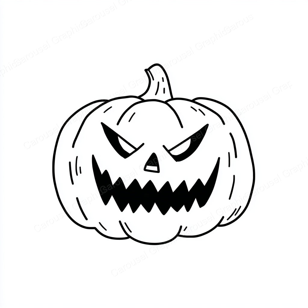 Jack-O-Lantern Vector Graphic preview