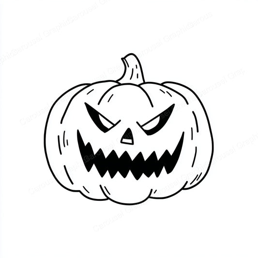 Jack-O-Lantern Vector Graphic preview